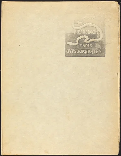 Cover Design by Pierre Roche, print, 1855-1922