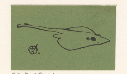 Vignet met rog by Gerrit Willem Dijsselhof, print, 1892