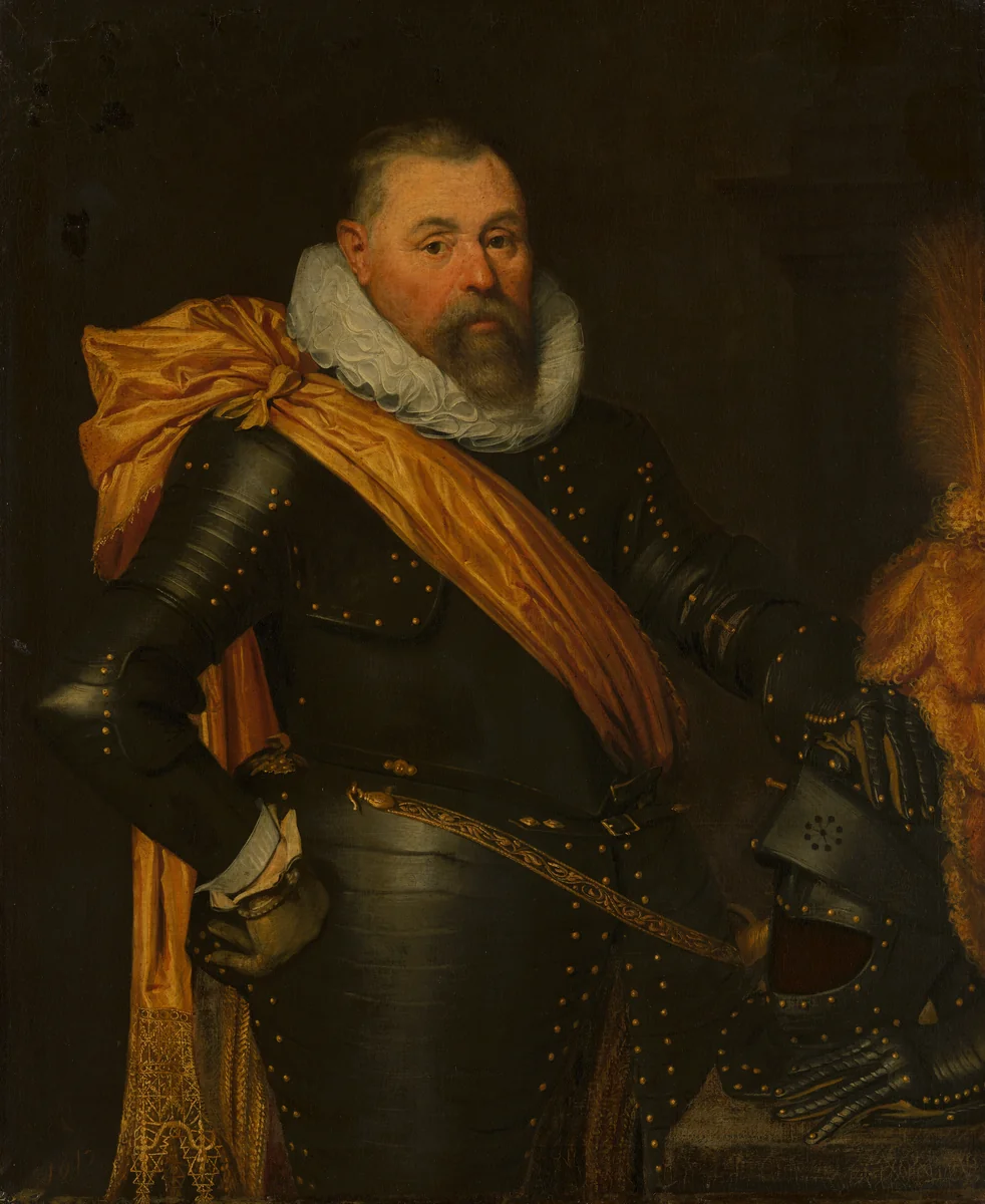 Portrait of an Officer by Jan Anthonisz. van Ravesteyn, painting, 1615