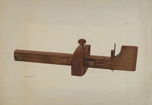 Tool Gauge by Chris Makrenos, index of american design, 1939