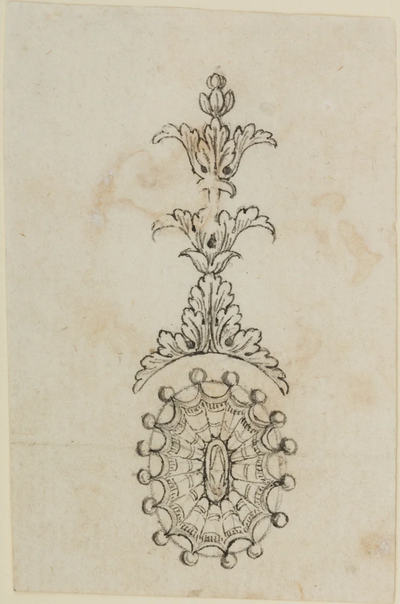 Design for the Decoration of Firearms by Nicolas Noël Boutet, drawing, 1772-1830