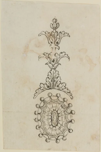 Design for the Decoration of Firearms by Nicolas Noël Boutet, drawing, 1772-1830