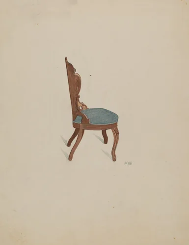 Rosewood Chair by Rex F. Bush, index of american design, 1936