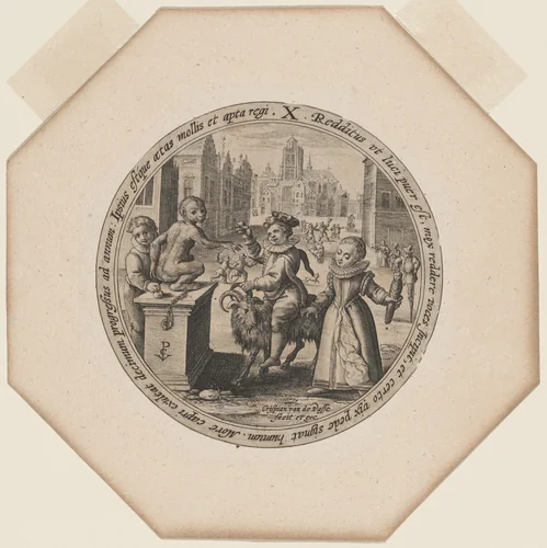 X: Ten Years by Crispijn van de Passe I, print, 1594-1599