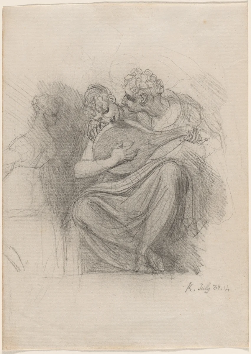 An Intimate Concert by Henry Fuseli, drawing, 1814