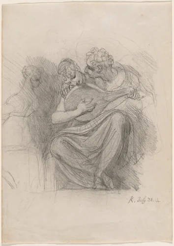 An Intimate Concert by Henry Fuseli, drawing, 1814