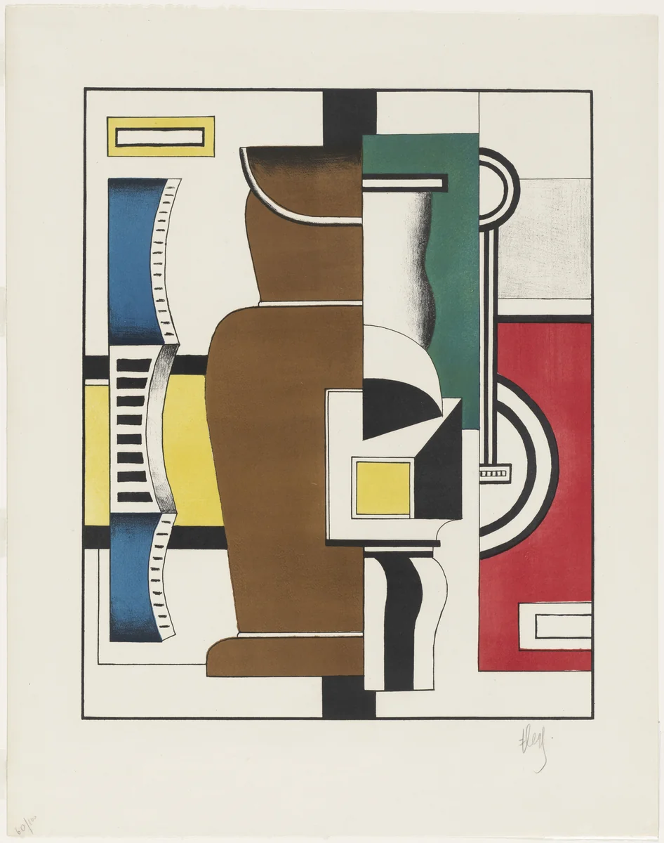 The Vase (Le vase) by Fernand Léger, print, 1927