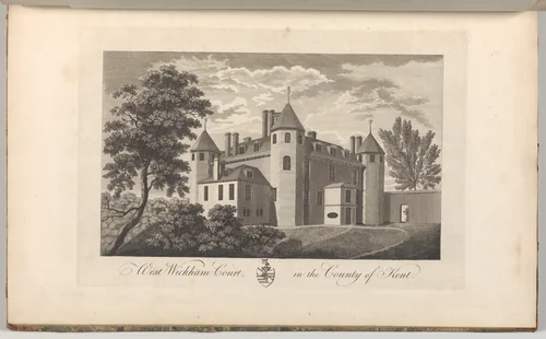 West Wickham Court in the County of Kent, from Edward Hasted's, The History and Topographical Survey of the County of Kent, vols. 1-3 by anonymous, book, 1777-1790