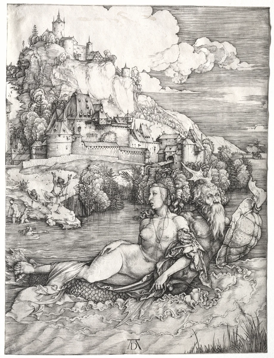 The Sea Monster by Albrecht Dürer, print, 1496-1506