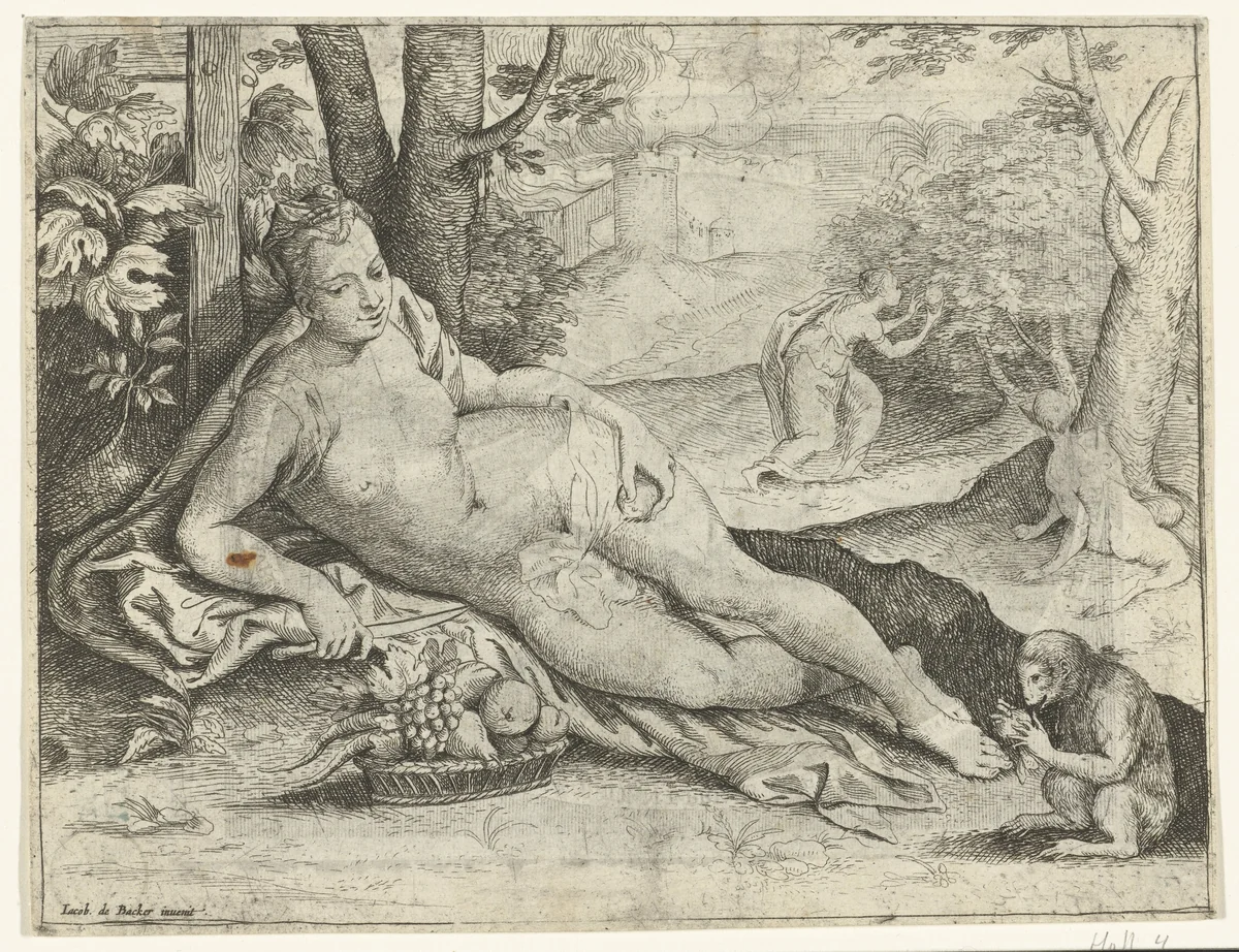 Smaak by Jacob de Backer, print, 1570-1590