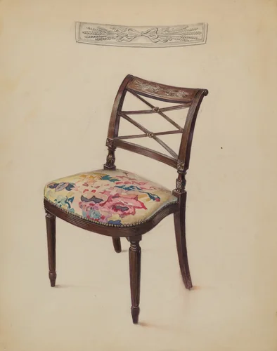 Side Chair by Bernard Gussow, index of american design, 1937
