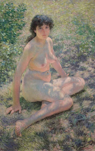 July by Otto H. Bacher, painting, 1893