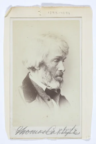 Thomas Carlyle by Elliott & Fry, photograph, 1863-1869