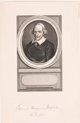 Portret van Frederik Adriaensz. Westphalen by Reinier Vinkeles, print, 1794