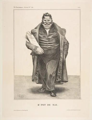 De Podenas, published in "La Caricature" by Honoré Daumier, print, 1833