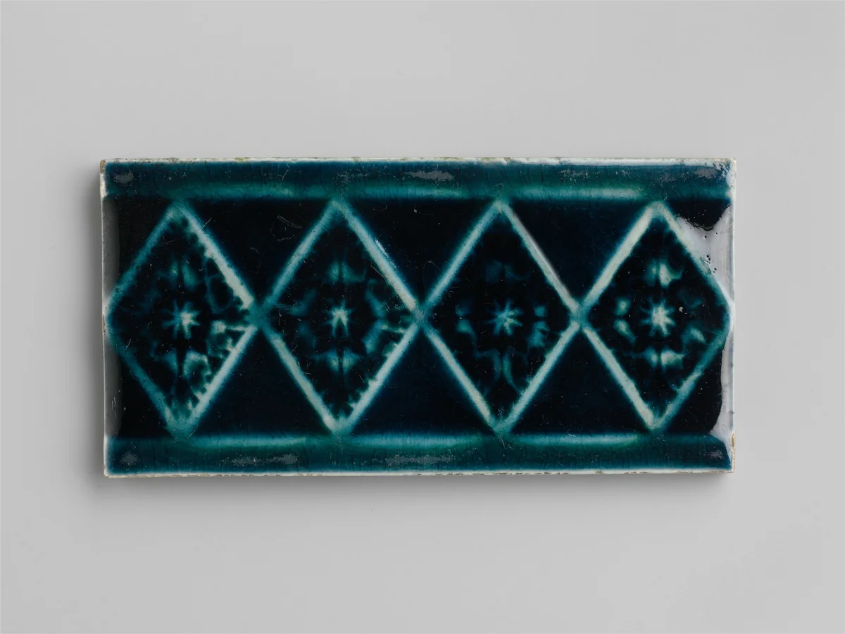 Tile by J. and J. G. Low Art Tile Works, artwork, 1879-1884