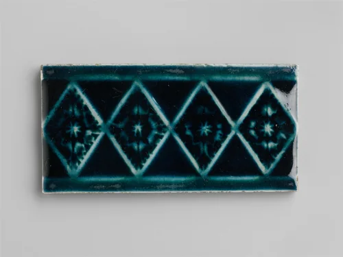 Tile by J. and J. G. Low Art Tile Works, artwork, 1879-1884