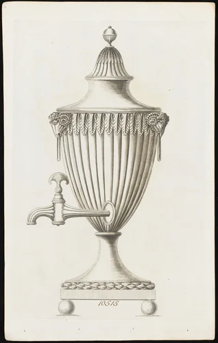 Hot Water Urn by Matthew Boulton, print, 1785-1795