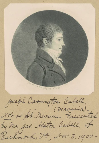 James Campbell by Charles B. J. Févret de Saint-Mémin, print, 1799-1809