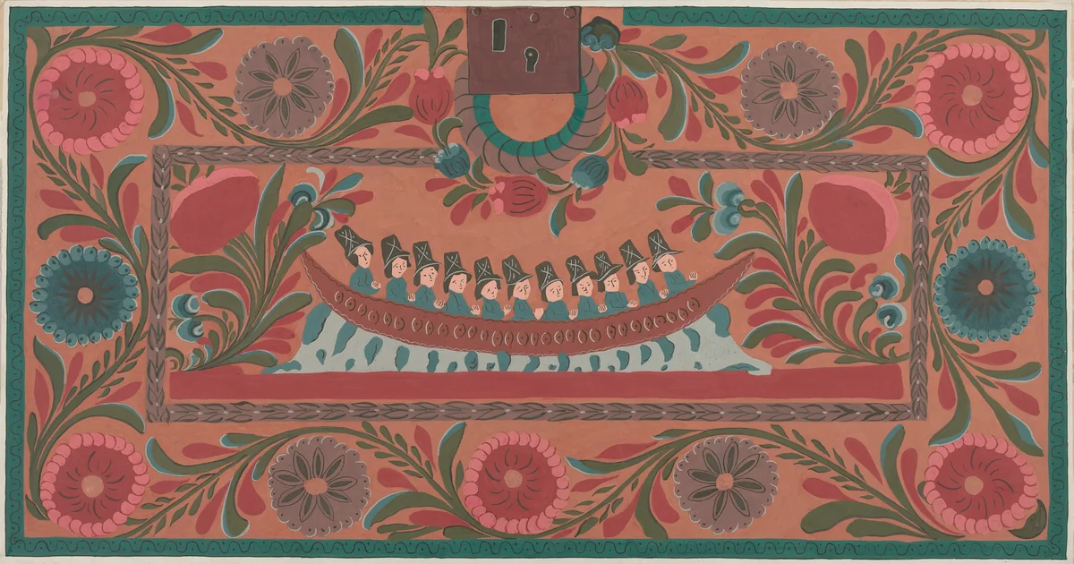 Chest by D.P. Jones, index of american design, 1935-1942