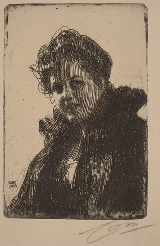 Mrs. Granberg by Anders Zorn, print, 1903
