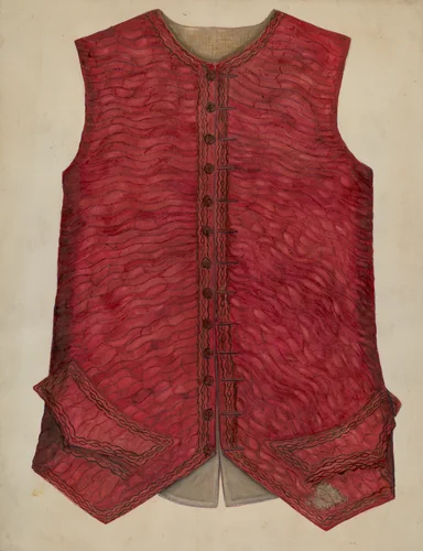 Wedding Vest by Edna Crenshaw Rex, index of american design, 1938