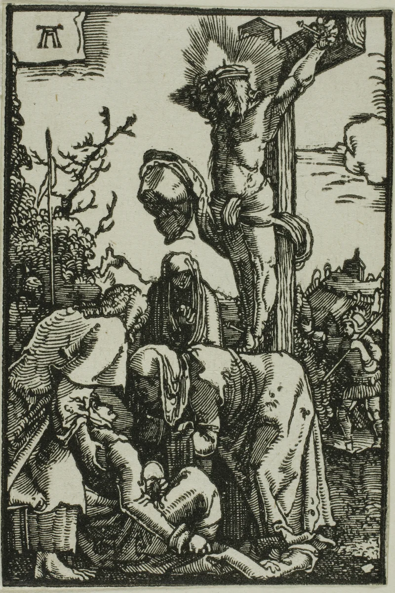 The Crucifixion, from The Fall and Redemption of Man by Albrecht Altdorfer, print, 1510-1518