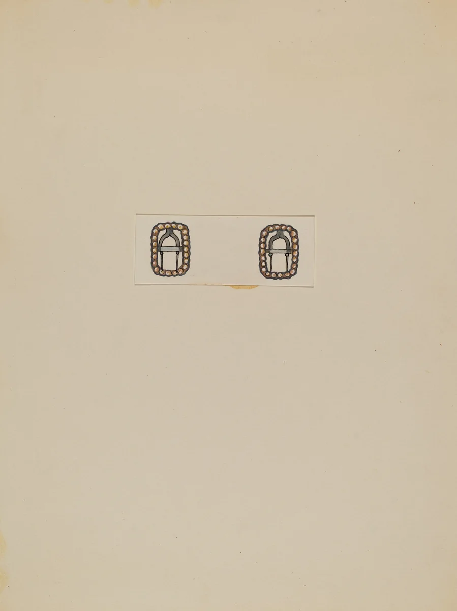 Woman's Buckles by Charles Criswell, index of american design, 1936