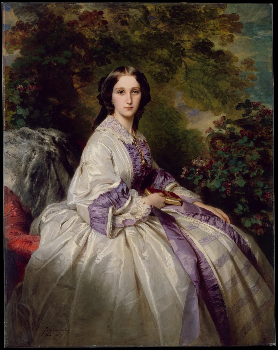 Countess Alexander Nikolaevitch Lamsdorff (Maria Ivanovna Beck, 1835–1866) by Franz Xaver Winterhalter, painting, 1859