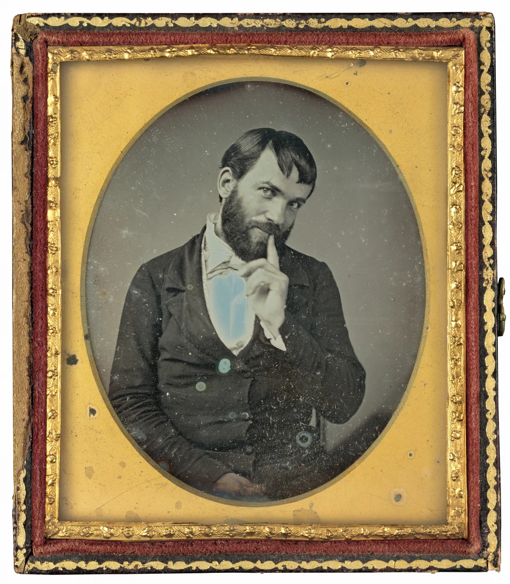 Portrait of a Man by American 19th Century, photograph, 1845-1855
