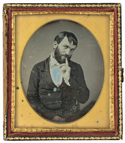 Portrait of a Man by American 19th Century, photograph, 1845-1855