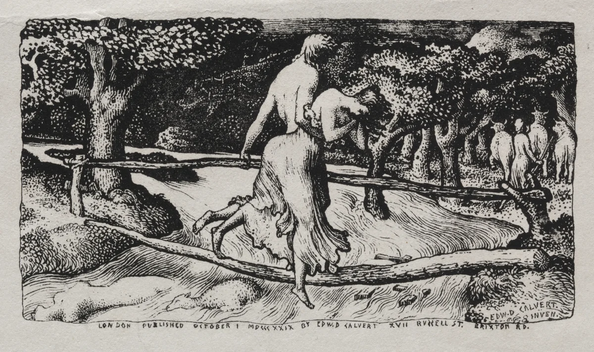 The Flood by Edward Calvert, print, 1829