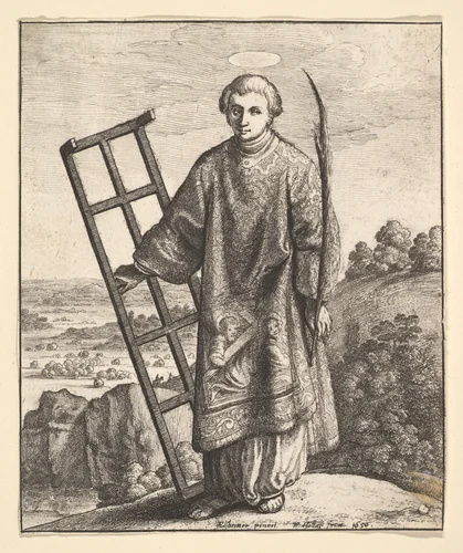St. Lawrence by Wenceslaus Hollar, print, 1650