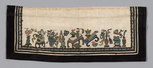 Trouser Band by Han-Chinese, textile, 1875-1900