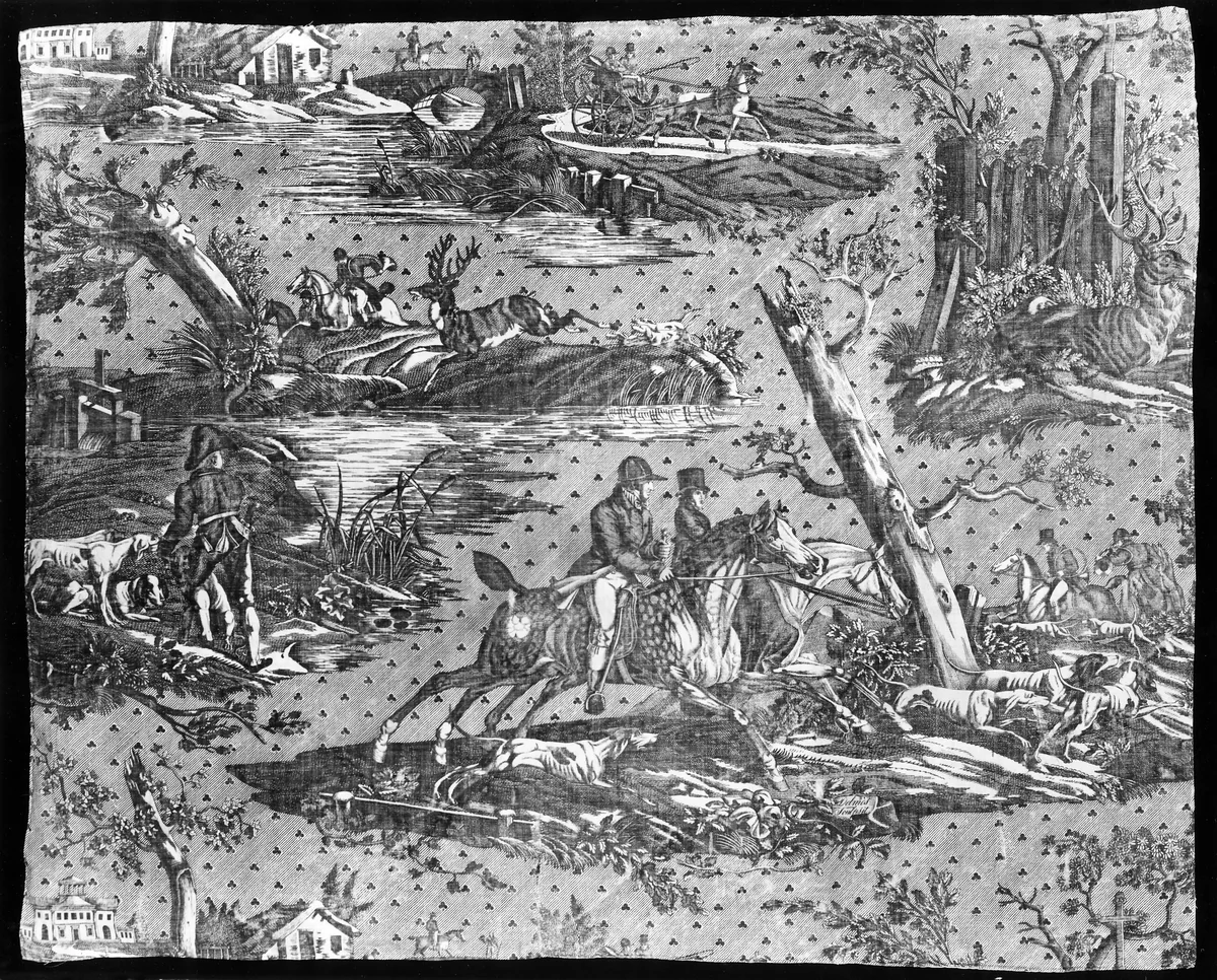 La Route de Jouy (The Road to Jouy) (Furnishing Fabric) by Carle Vernet
Horace Vernet, textile, 1814-1820