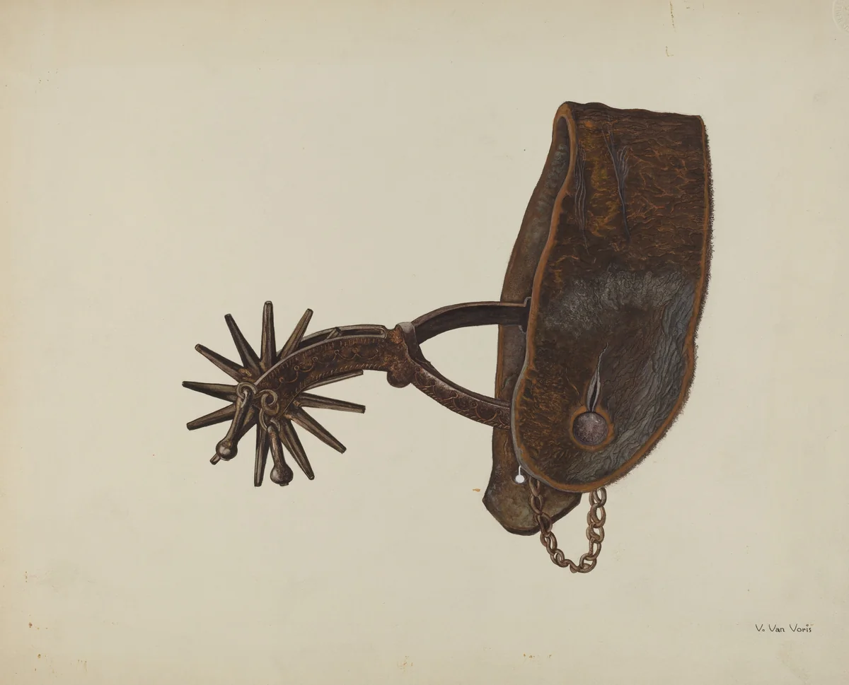 Spur by Vera Van Voris, index of american design, 1937