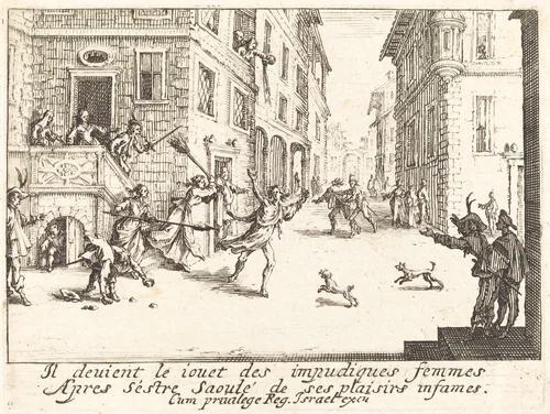 The Ruin by Jacques Callot, print, 1635