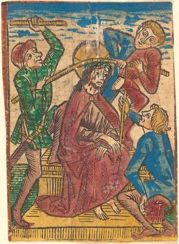 Christ Crowned with Thorns by German 15th Century, print, 1490