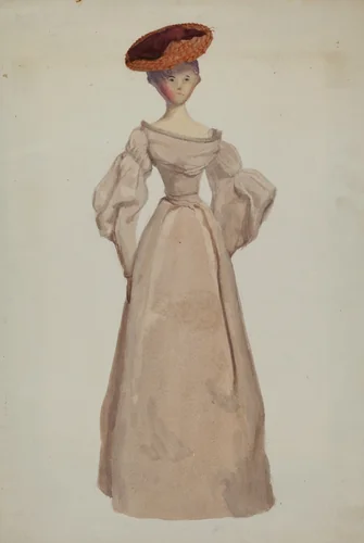 Doll by Kapousouz, index of american design, 1936