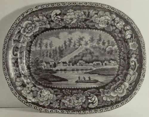 Platter - "Chillicothe" by Helmut Hiatt, index of american design, 1936