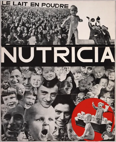 Advertisement for Nutricia powdered milk (Nutricia, le lait en poudre) by Paul Schuitema, design, 1927