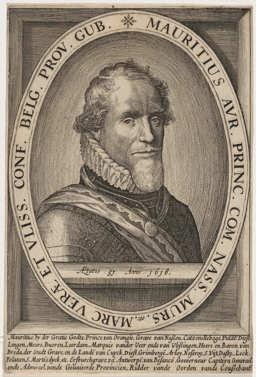 Maurice, Prince of Orange by Unknown 19th Century, print, 1618