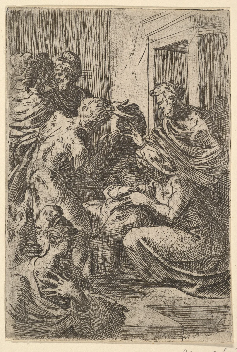 Nativity by anonymous, print, 1500-1599