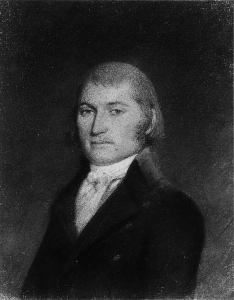 Josiah Ingersoll, Master-Warden of the Port of New York by James Sharples, artwork, 1751-1849