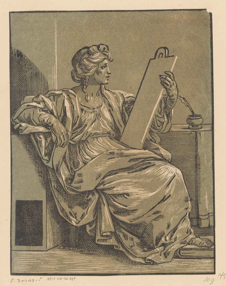Sibille by Bartolommeo Coriolano, print, 1609-1676