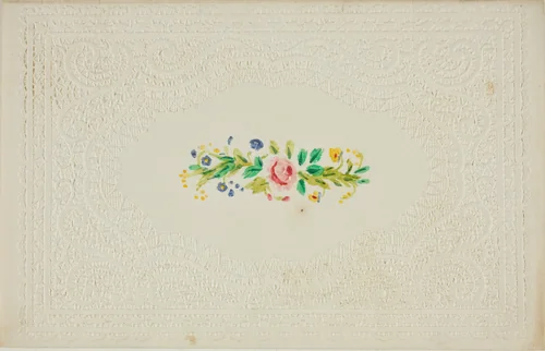 Untitled Valentine (Flowers) by Unknown Artist, other, 1845-1855