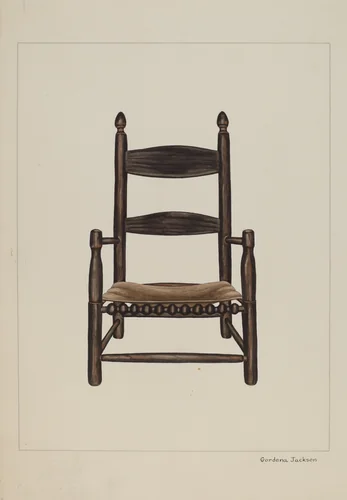 Child's Chair by Gordena Jackson, index of american design, 1937