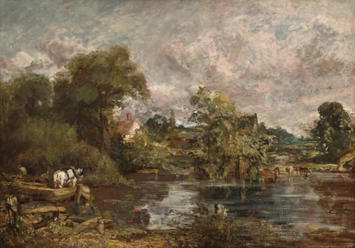The White Horse by John Constable, painting, 1818-1819