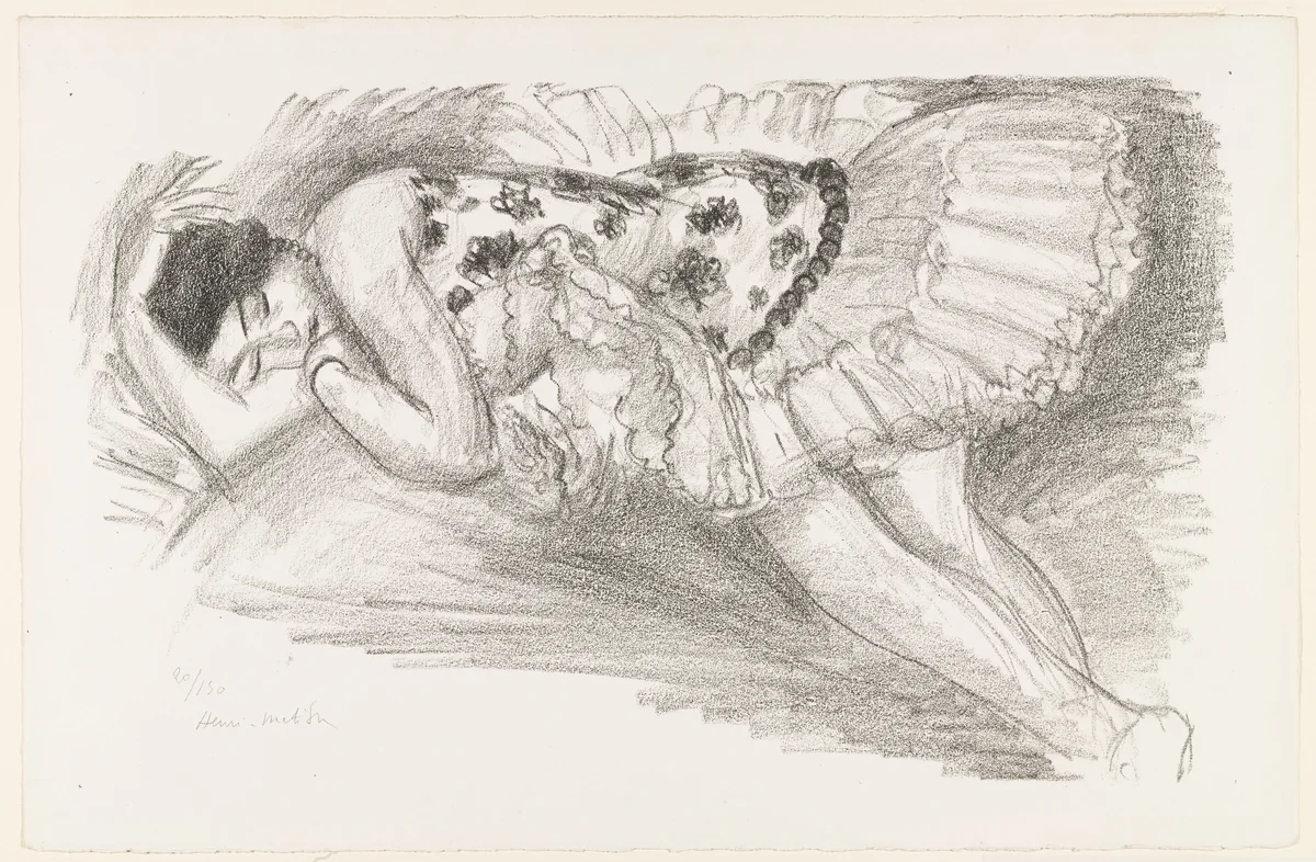 Untitled from Ten Dancers (Dix Danseuses) by Henri Matisse, print, 1927