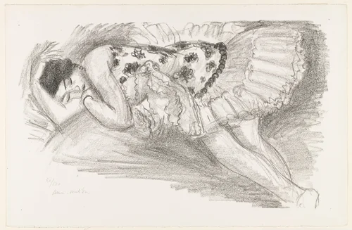 Untitled from Ten Dancers (Dix Danseuses) by Henri Matisse, print, 1927